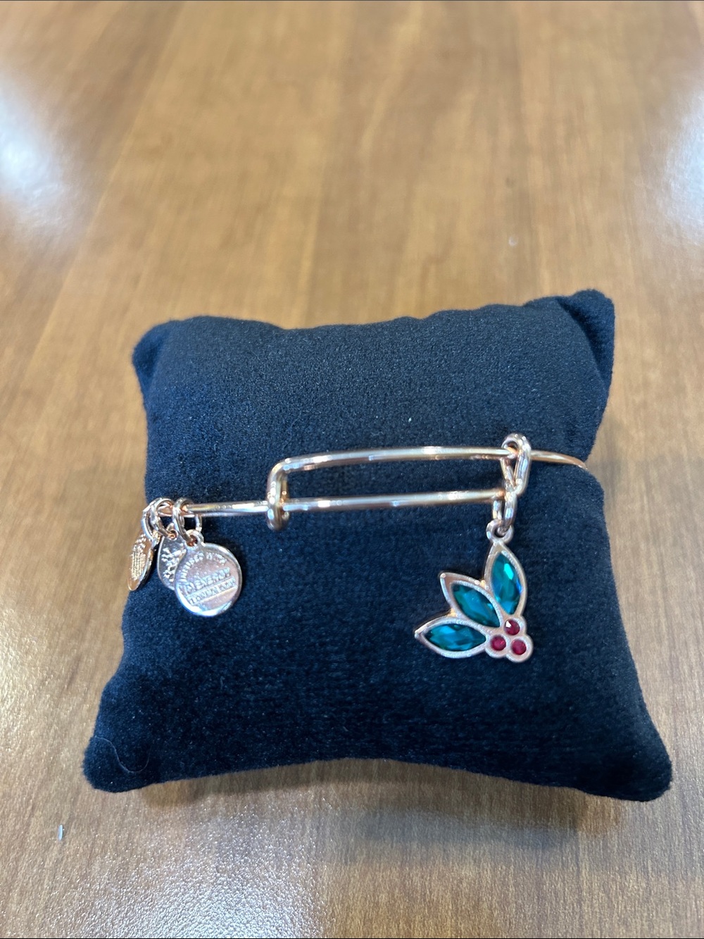 Alex and Ani rose Gold  Bracelet lotus flower